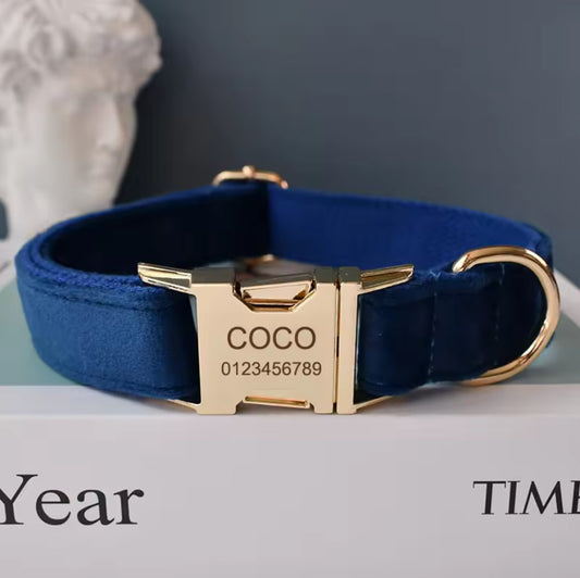Velvet Adjustable Pet Collar