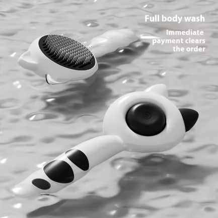 Self-Cleaning Pet Grooming Brush