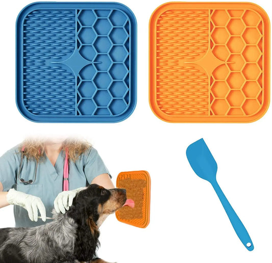 Licking Mat for Pets – Anti-Stress Slow Feeder Pad