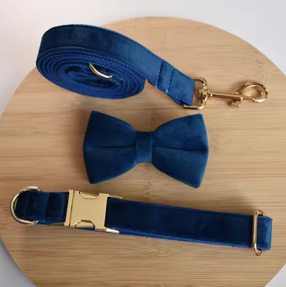 Velvet Adjustable Pet Collar