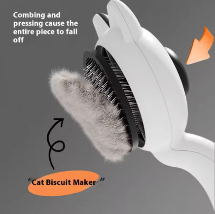 Self-Cleaning Pet Grooming Brush