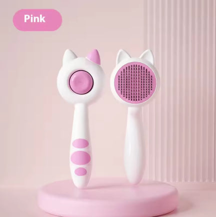 Self-Cleaning Pet Grooming Brush
