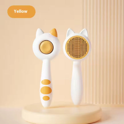 Self-Cleaning Pet Grooming Brush